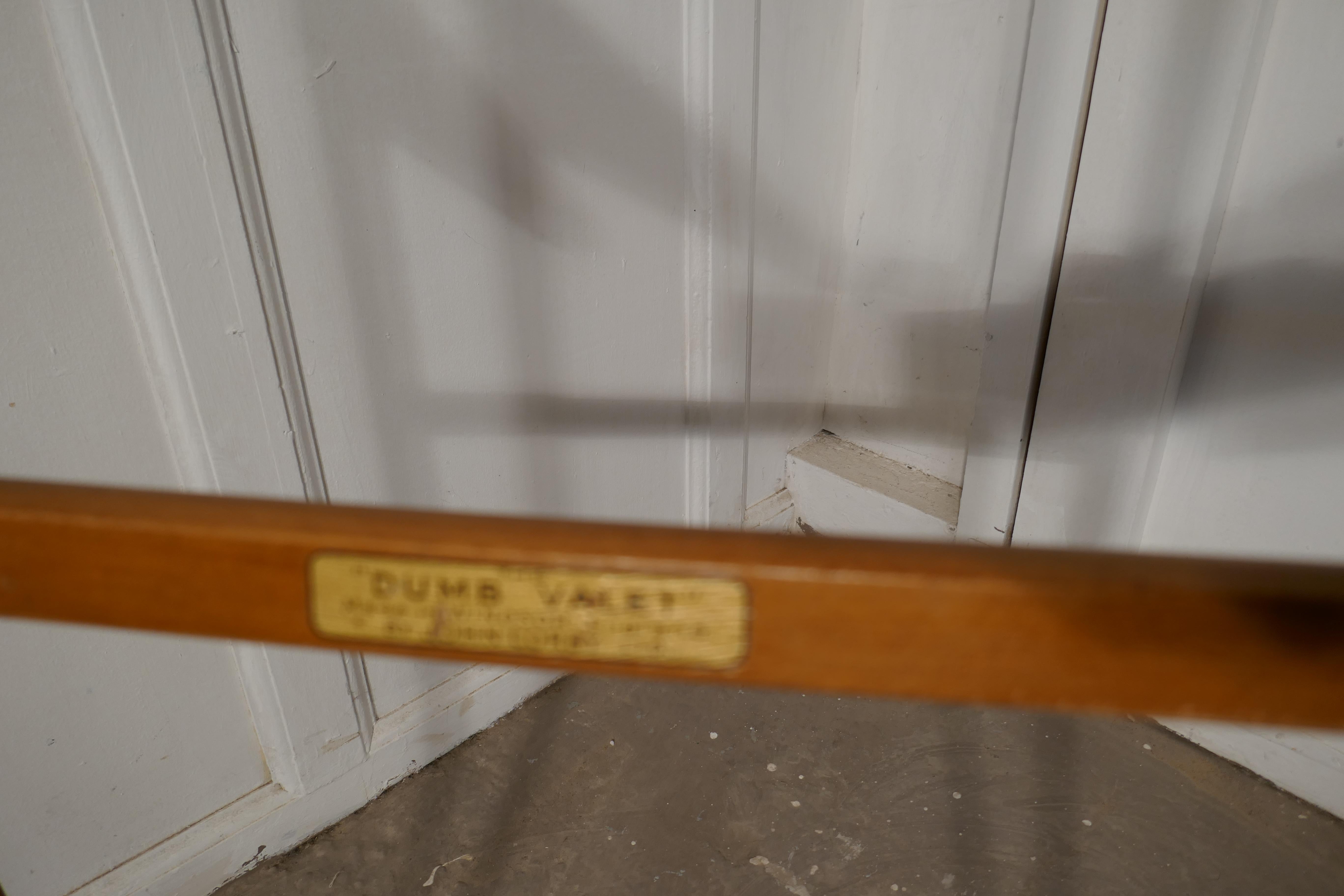 Art Deco Gentleman’s Suit Hanger or Nightstand, the Versatile Valet, by Corby o In Good Condition In Chillerton, Isle of Wight