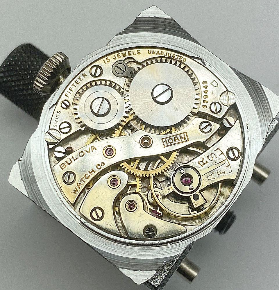 Art Deco Gentleman's White Gold Watch by Bulova, C1929, Serviced 6
