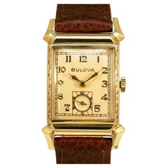 Used Art Deco Gents 10 K Rolled Gold Watch WW2, c1943, Just Serviced, Great Condition
