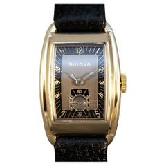 Vintage Art Deco Gents 10k GF Watch, Fully Serviced, by Bulova, c1940