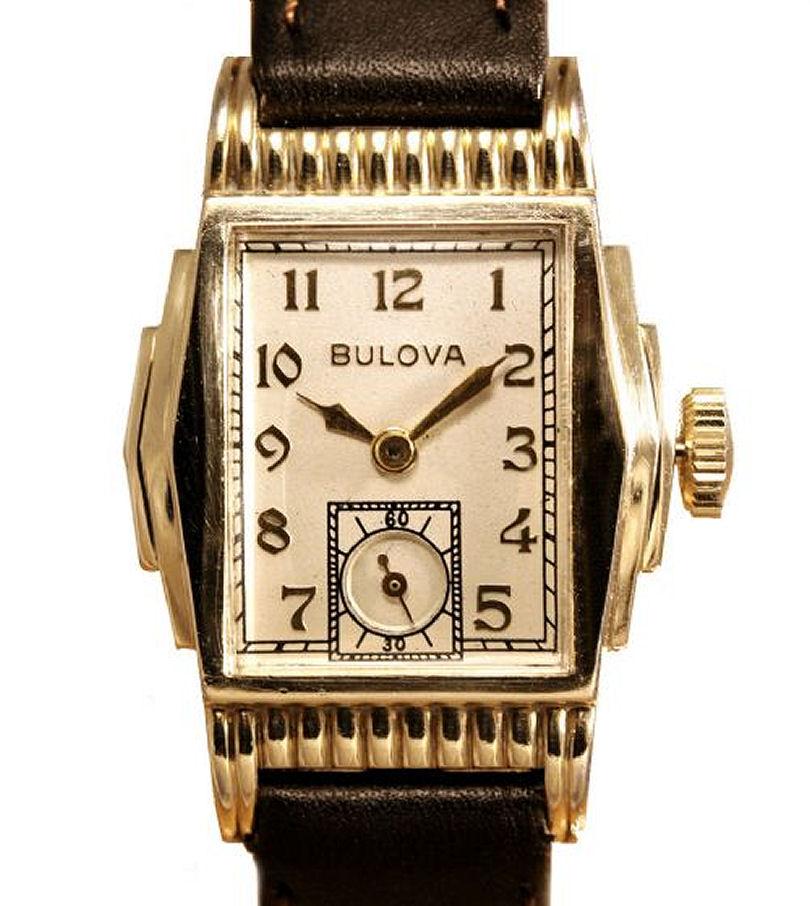 For your consideration is this wonderfully stylish Art Deco manual gentleman's wrist watch by the US watch company Bulova. Powered by a good-quality American-made BULOVA 15-jewel 10AX hand-wound mechanical movement. The 10AX features a Breguet