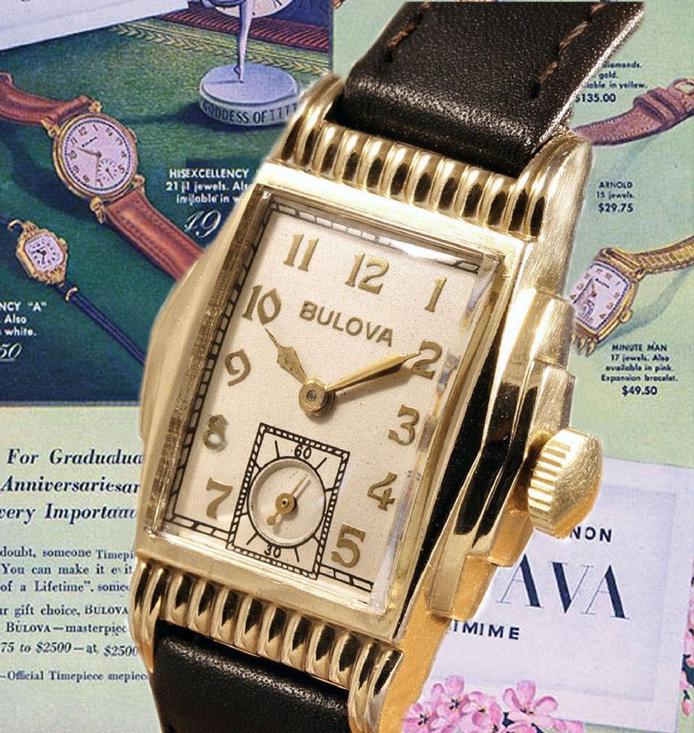 bulova 10k gold filled watch