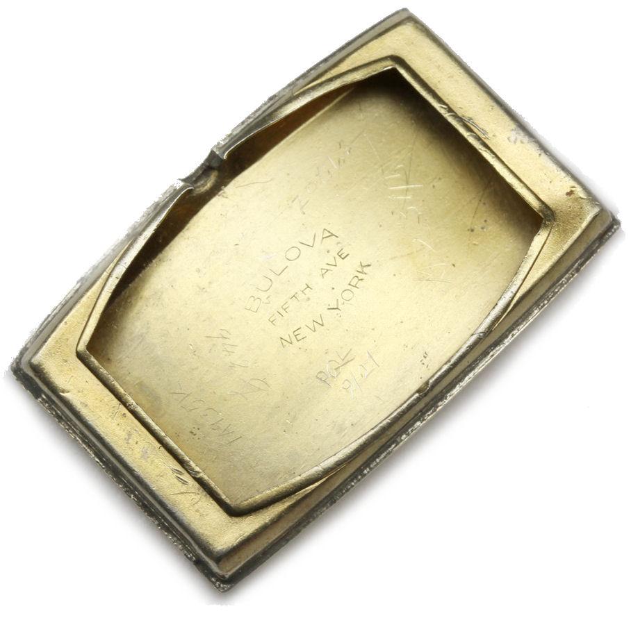 Art Deco Gents 10k R Gold Wristwatch by Bulova, 'Minute Man' c1937, Serviced 12