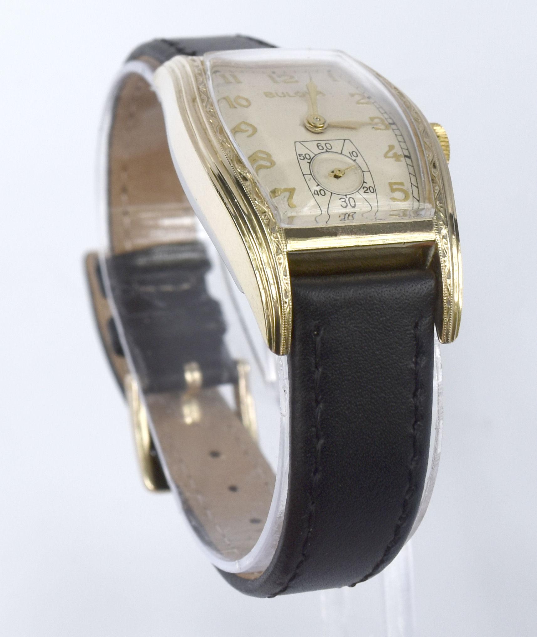 10k rolled gold plate bulova watch