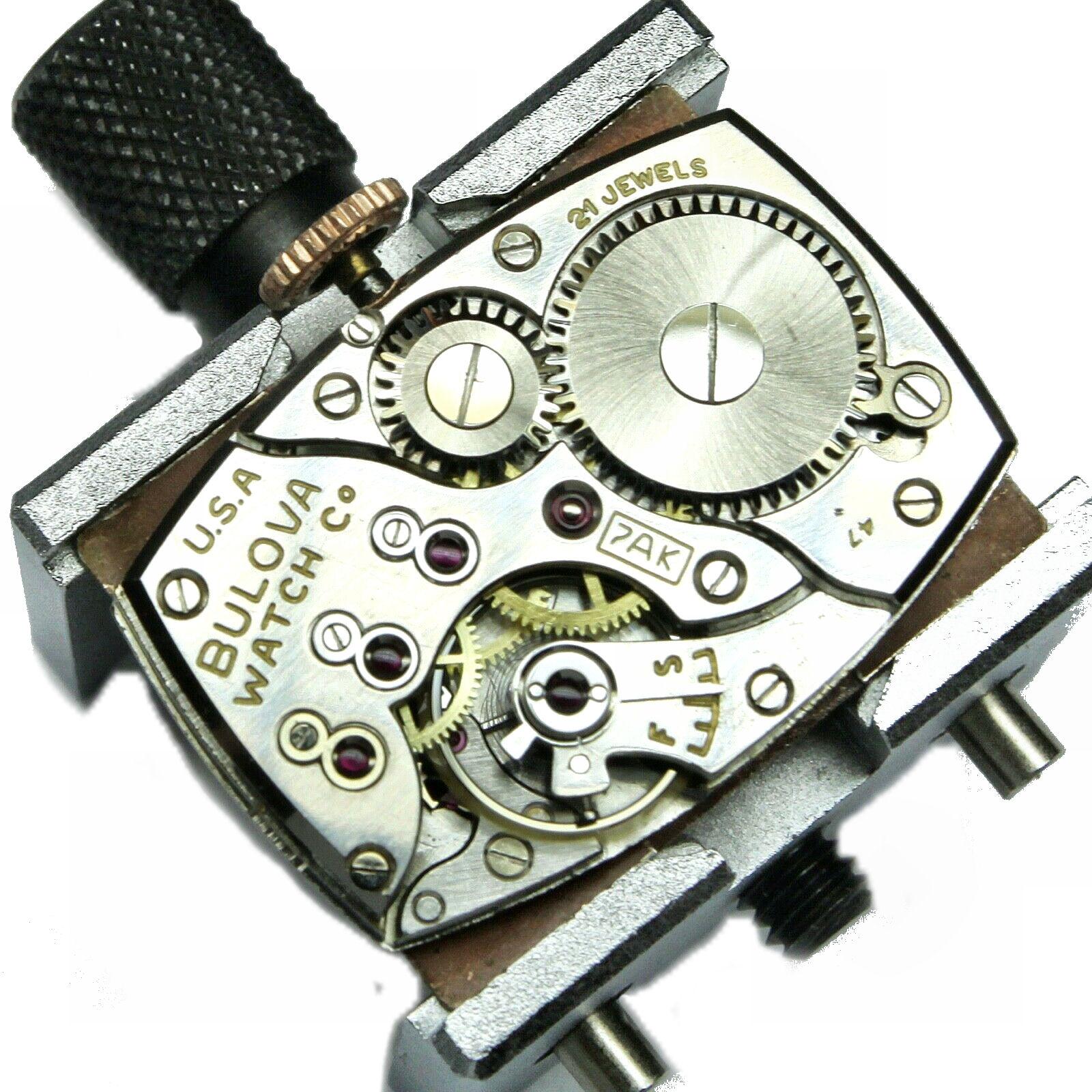 Art Deco Gents 14k Rose Gold Watch, Manual, Newly Serviced by Bulova, c1948 3