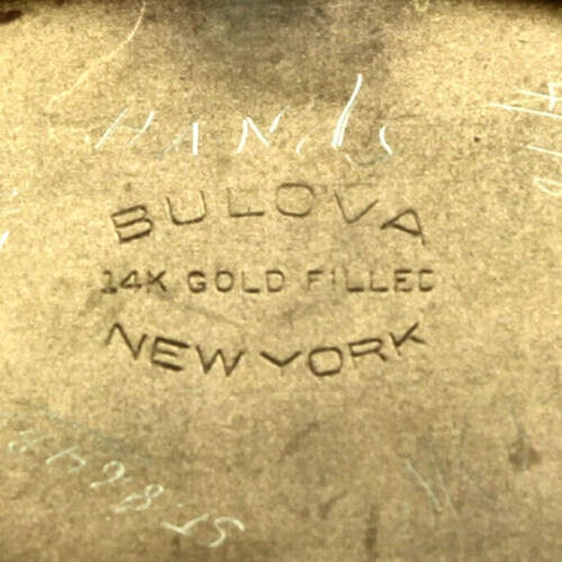 Art Deco Gents 14k Rose Gold Watch, Manual, Newly Serviced by Bulova, c1948 4