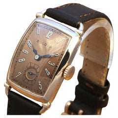 Art Deco Gents BULOVA Watch WW2, Newly Serviced, c1943