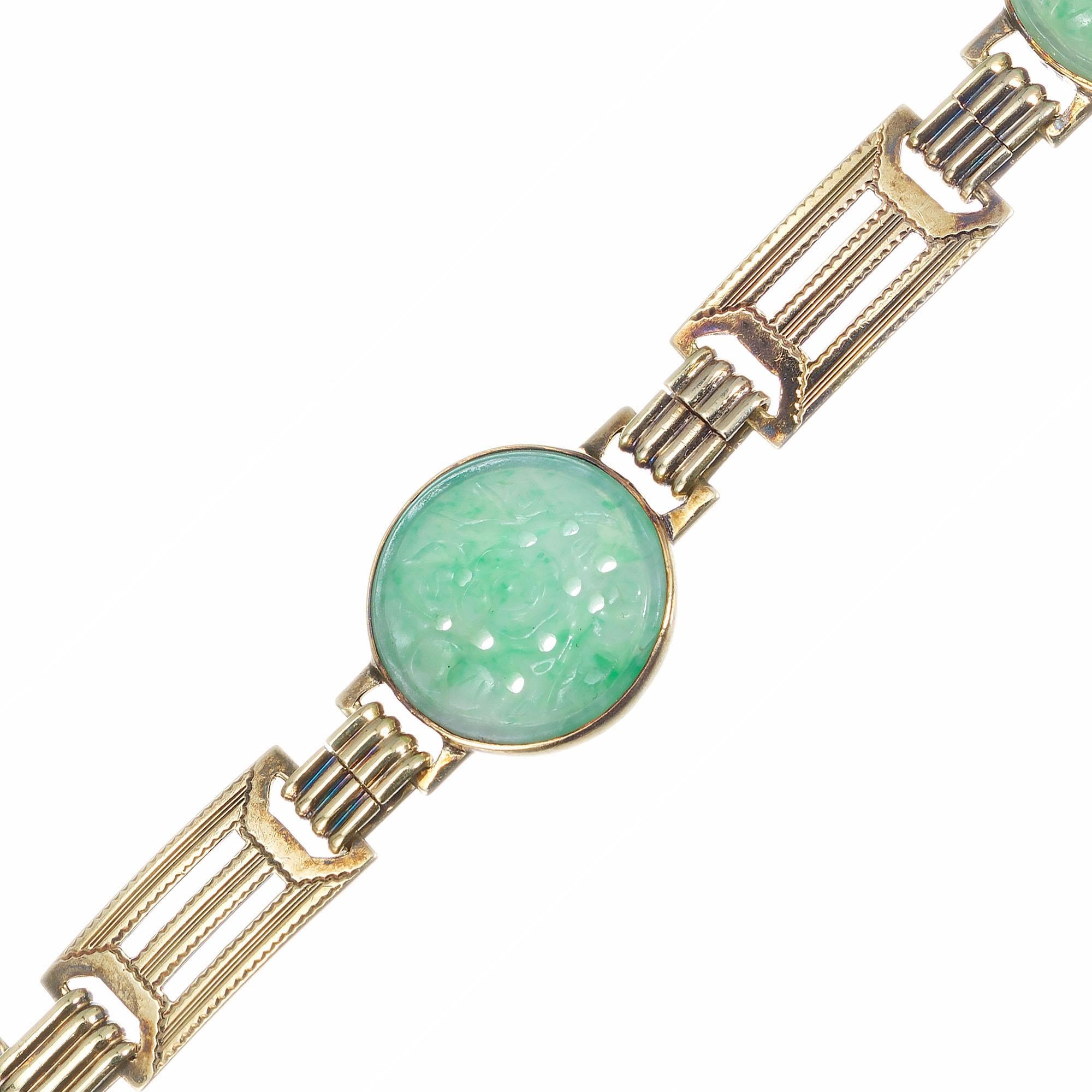 jade link bracelet