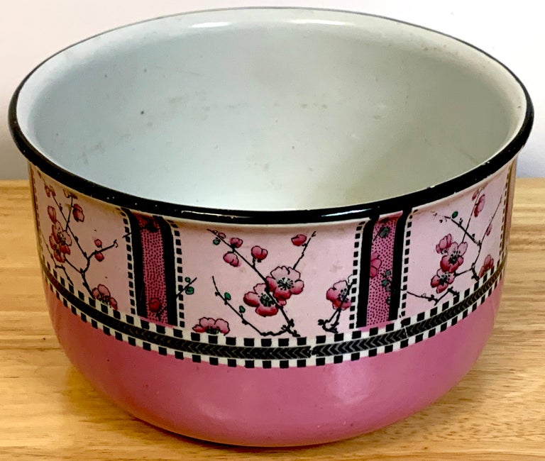 Art Deco Geometric Chamber Pot, Royal Staffordshire 'Spring' For Sale