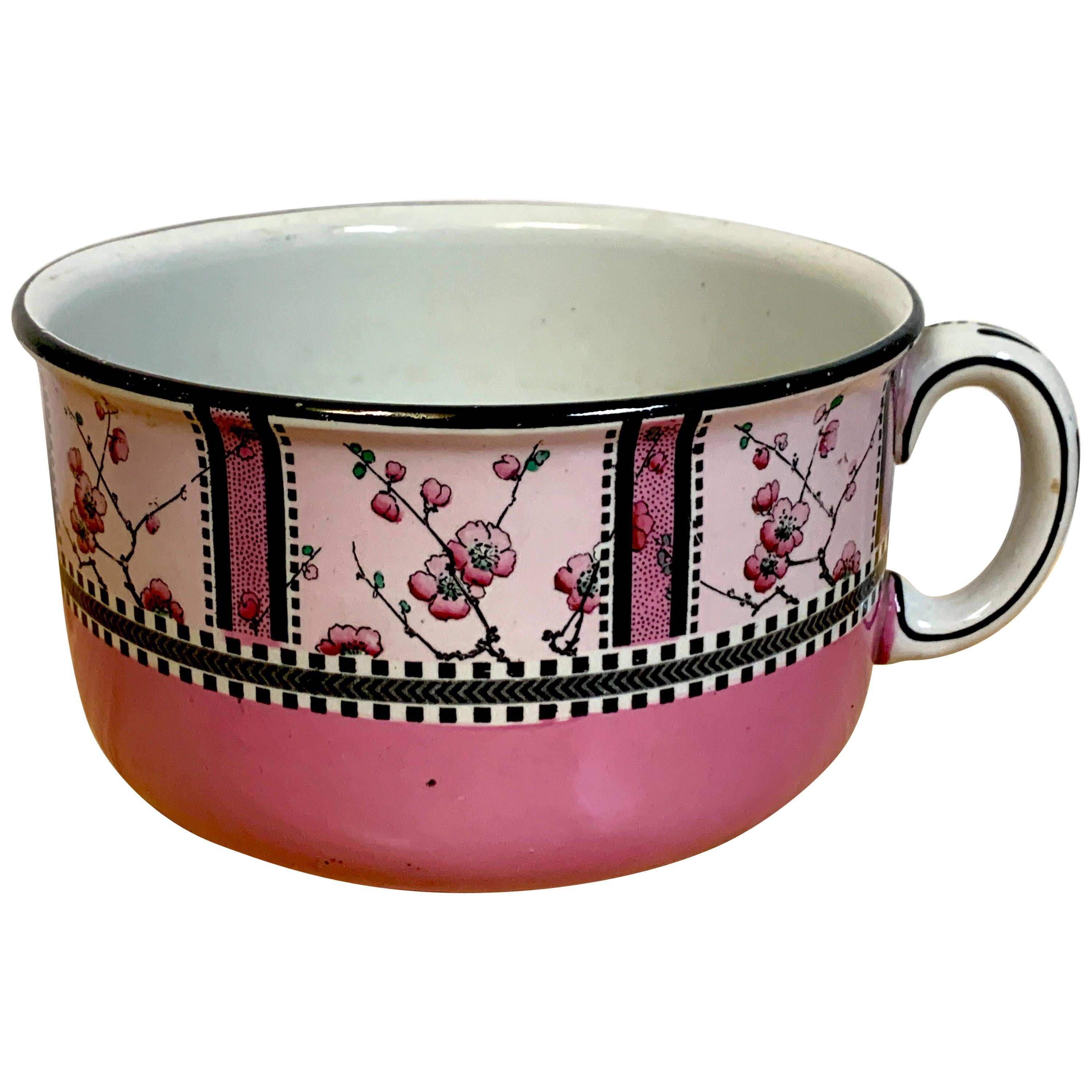 Art Deco Geometric Chamber Pot, Royal Staffordshire 'Spring' For Sale