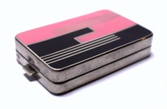 Art Deco Geometrico Donna Polvere Compatta Du Barry