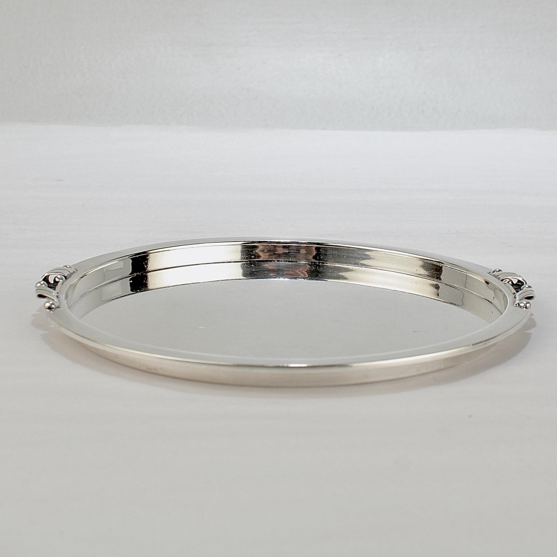 Art Deco Georg Jensen Sterling Silver Small Tray or Dish No. 639 1