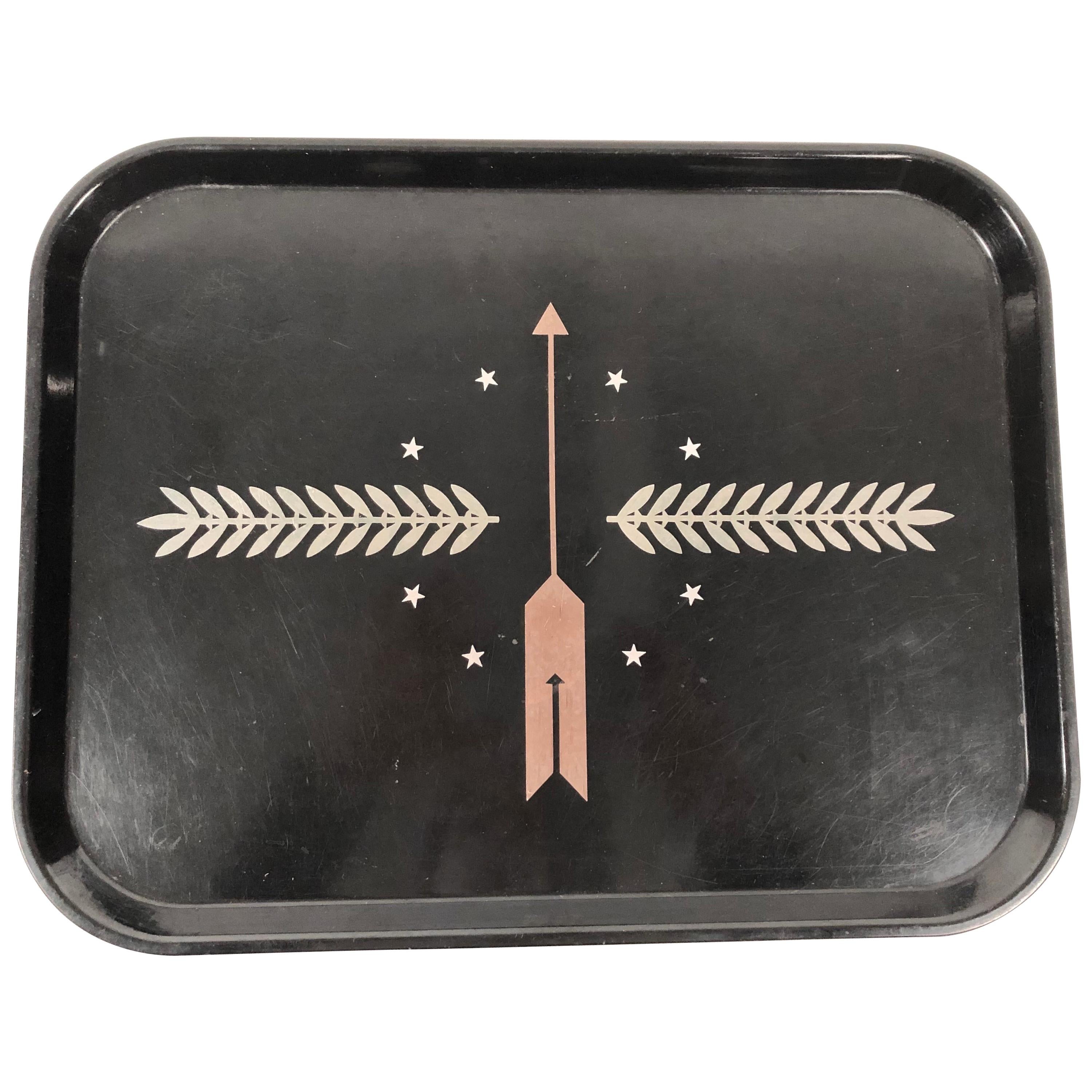 Art Deco George Switzer Inlaid Resin Tray for Micarta, circa 1930s