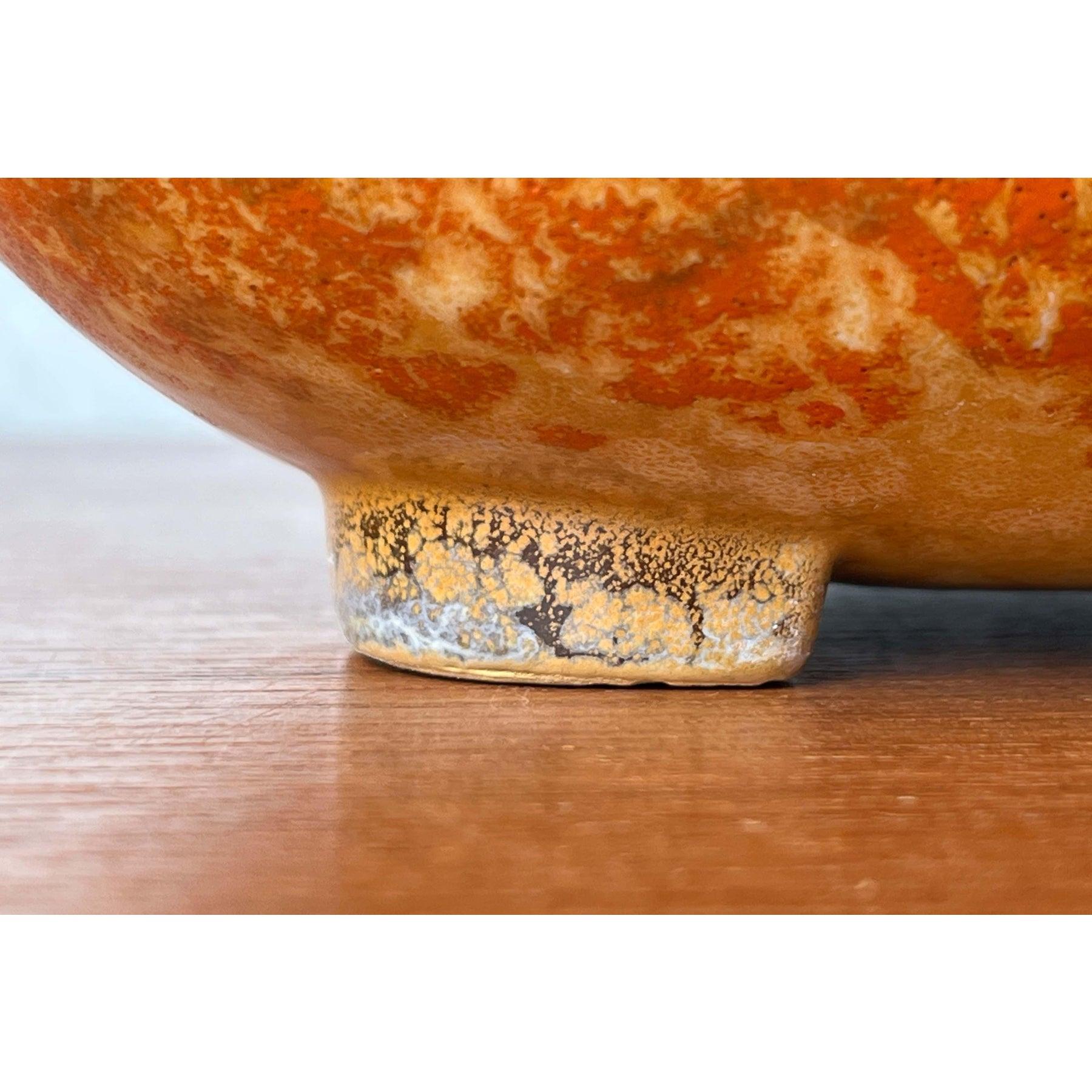Bol Art Déco en céramique allemande avec couvercle de Carstens Pottery en vente 2