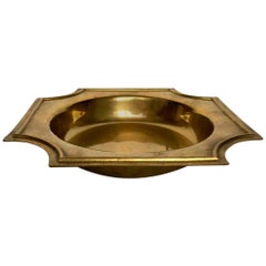 Art Deco German Gilt Brass Ashtray or Plate