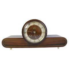 Orologio da tavolo tedesco Art Déco, FM Sonneberg, anni '30.