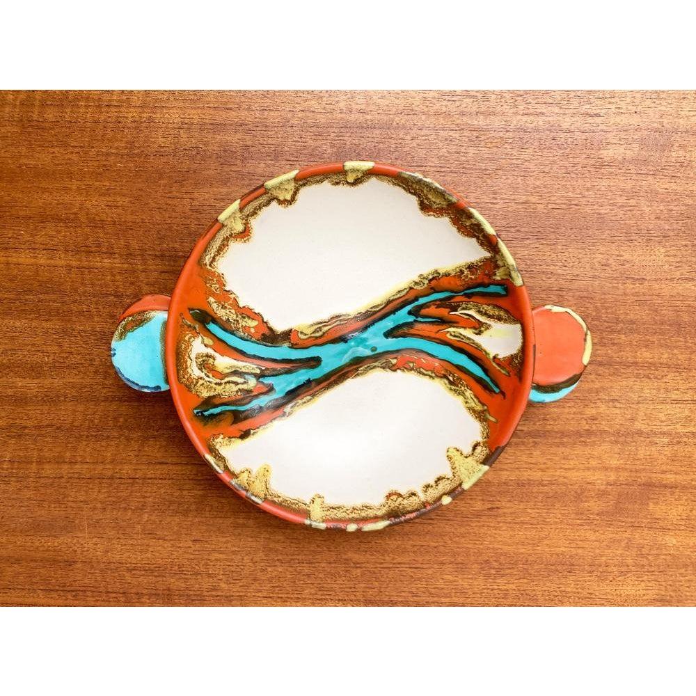 Art Deco German Pottery Bowl from Carstens Uffrecht Keramik, 1930s, in Very Good conditions. Designed 1920 to 1949 This piece has an attribution mark.

Additional information:
Material: Ceramic
Color: Ivory
Country of Origin: Germany
Item Type: