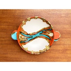 Art Deco German Pottery Bowl from Carstens Uffrecht Keramik, 1930s