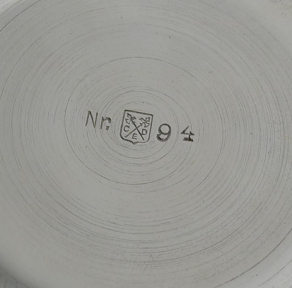 Coctelera Art Decó alemana bañada en plata de Carl Deffner c.1930 en Bueno estado para la venta en Bath, GB