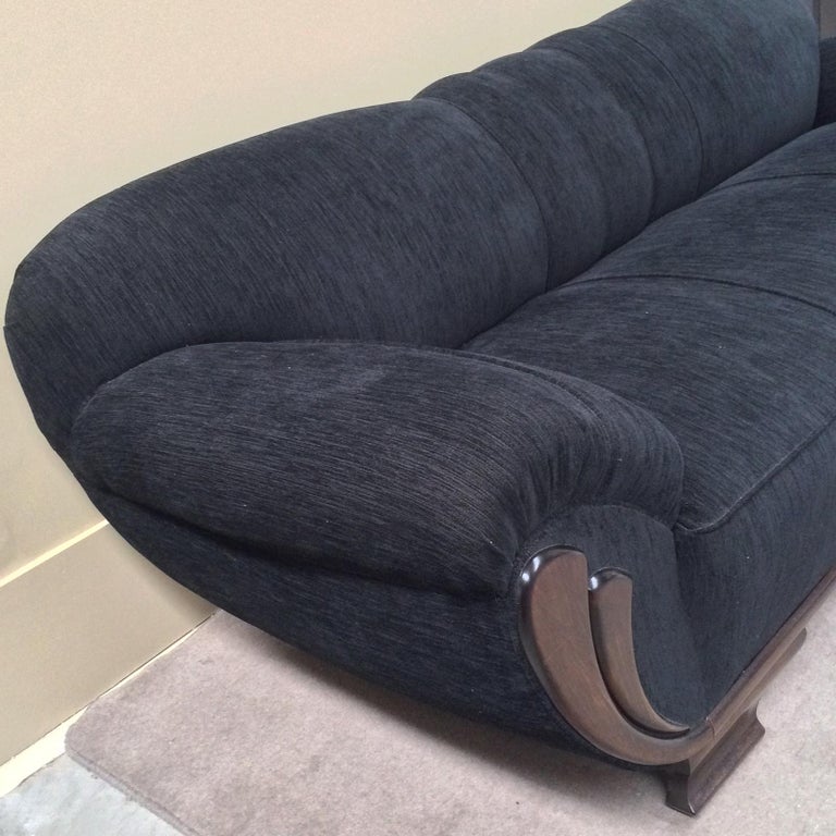 Art Deco German Sofa with Asymmetric Styling at 1stDibs