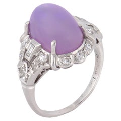 Bague art déco GIA 9,10 carats Ceylan no heat star saphir diamant platine