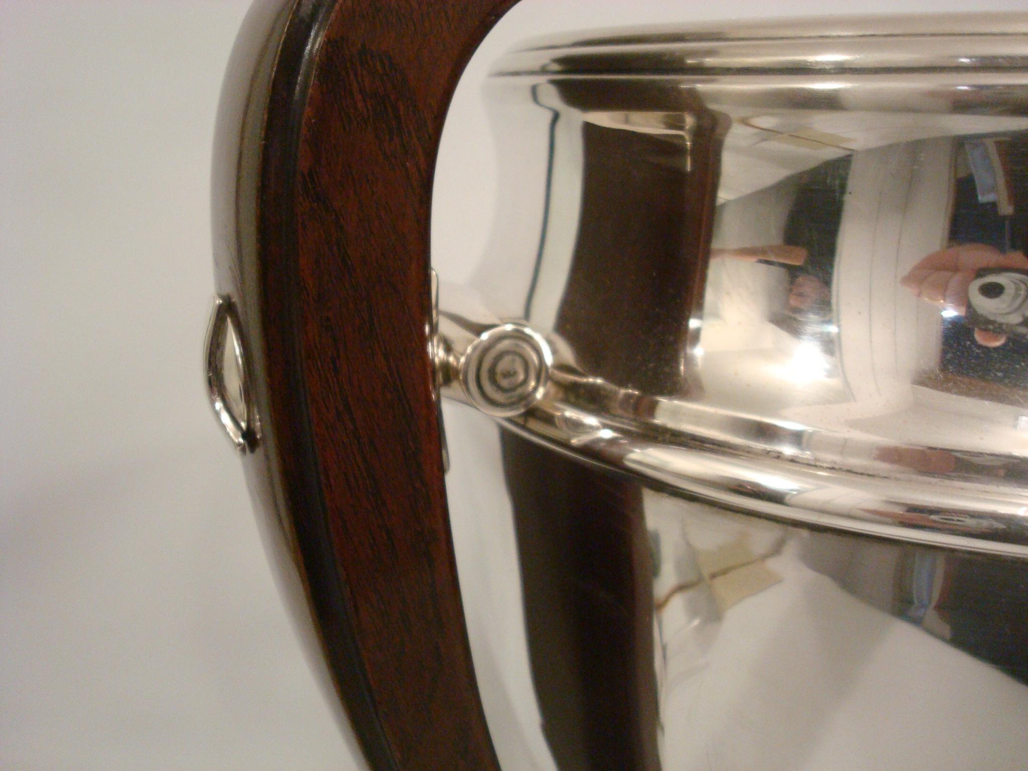 Art Deco Giant  Sterling Silver Polo Trophy - Cup - Champagne Cooler. Circa 1920 For Sale 7