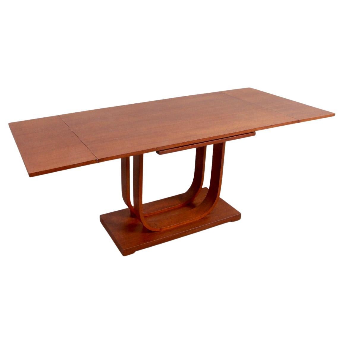 Art Deco Gilbert Rohde Heywood Wakefield Extension Dining Table For Sale