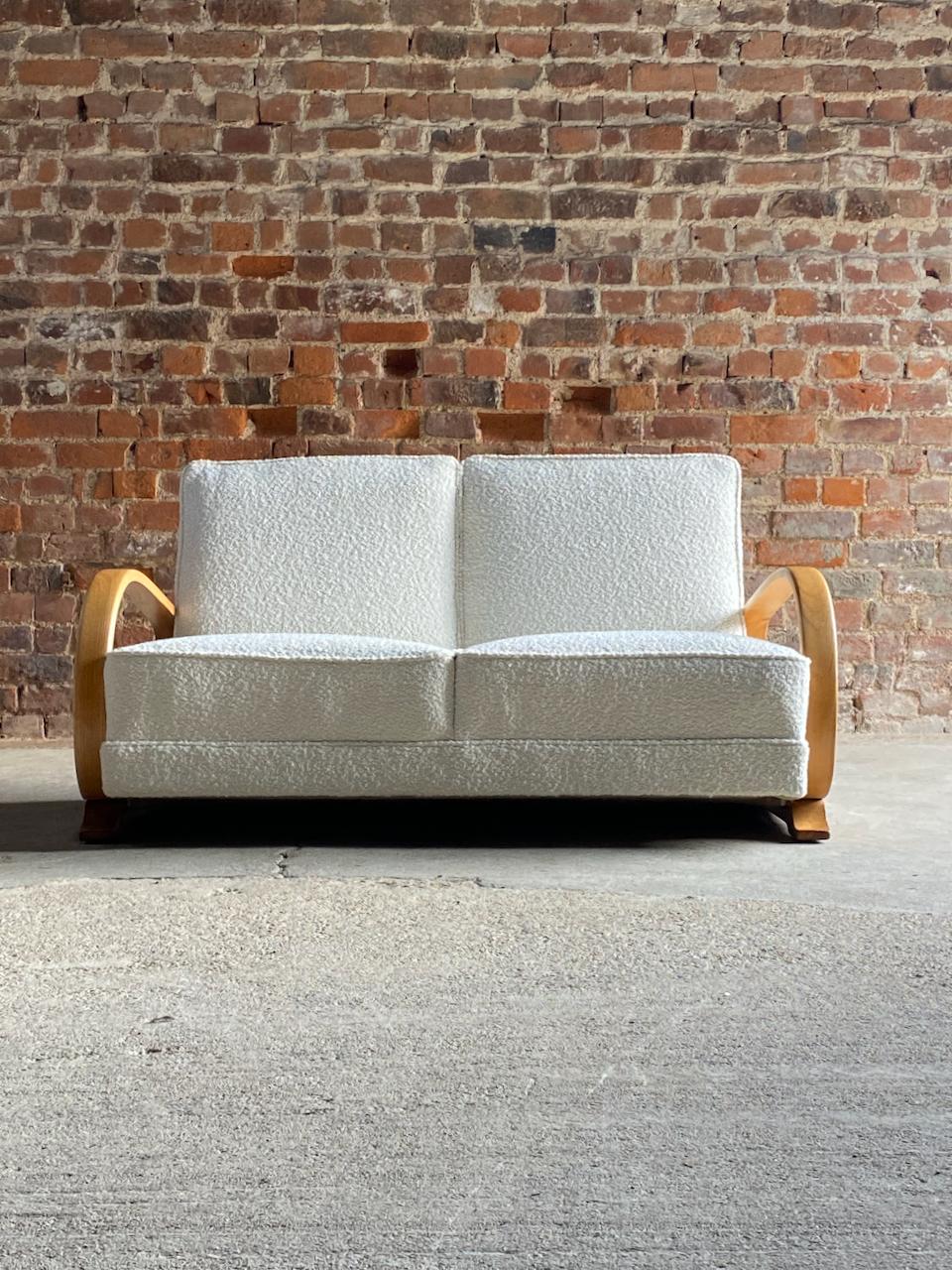 American Art Deco Gilbert Rohde Streamline Sofa by Heywood-Wakefield, 1930