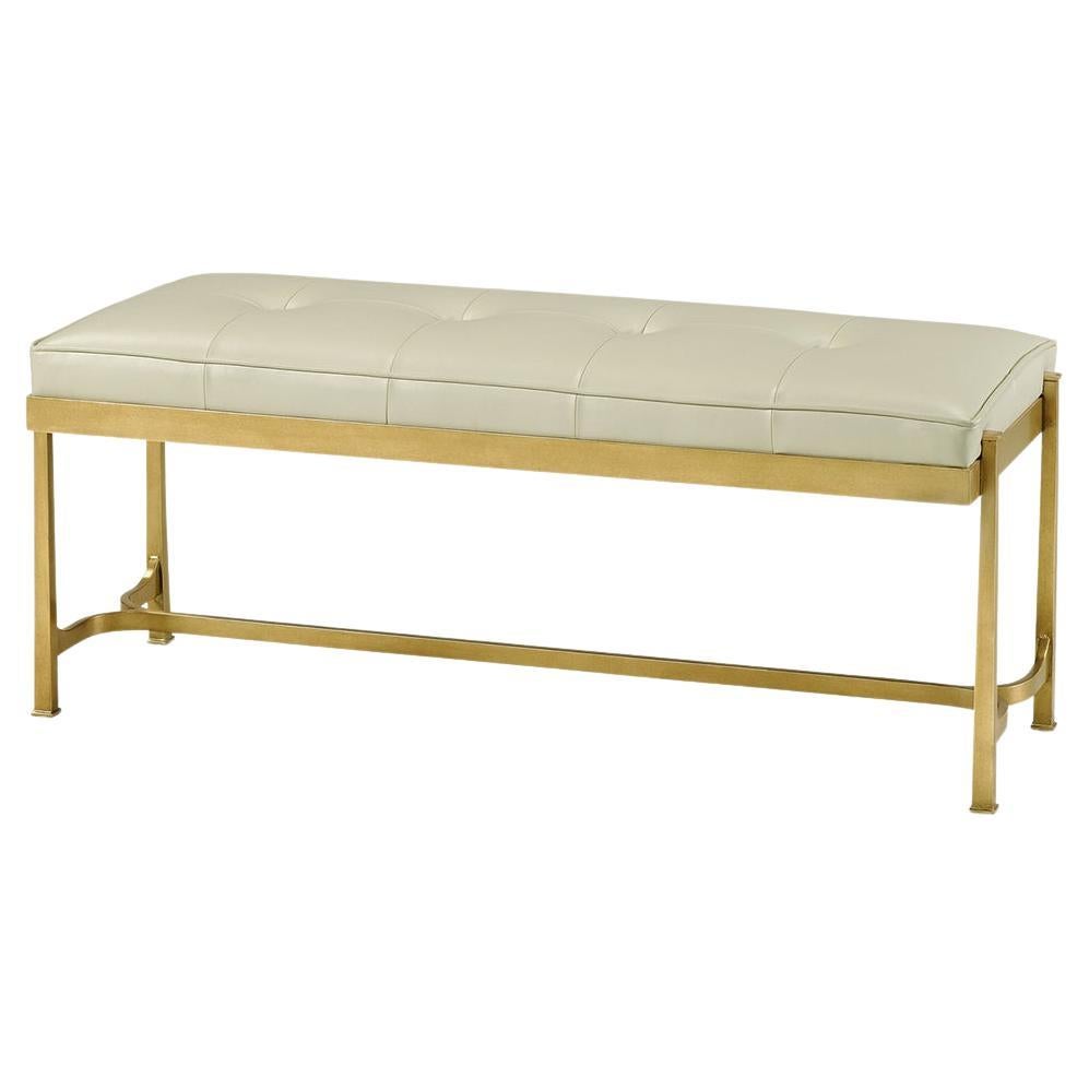 Art Deco Gilded Bench For Sale