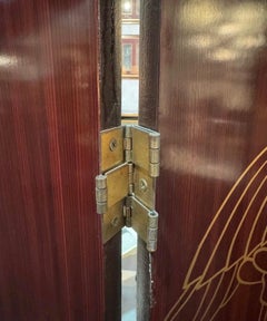Art Deco Gilded Triptych Screen