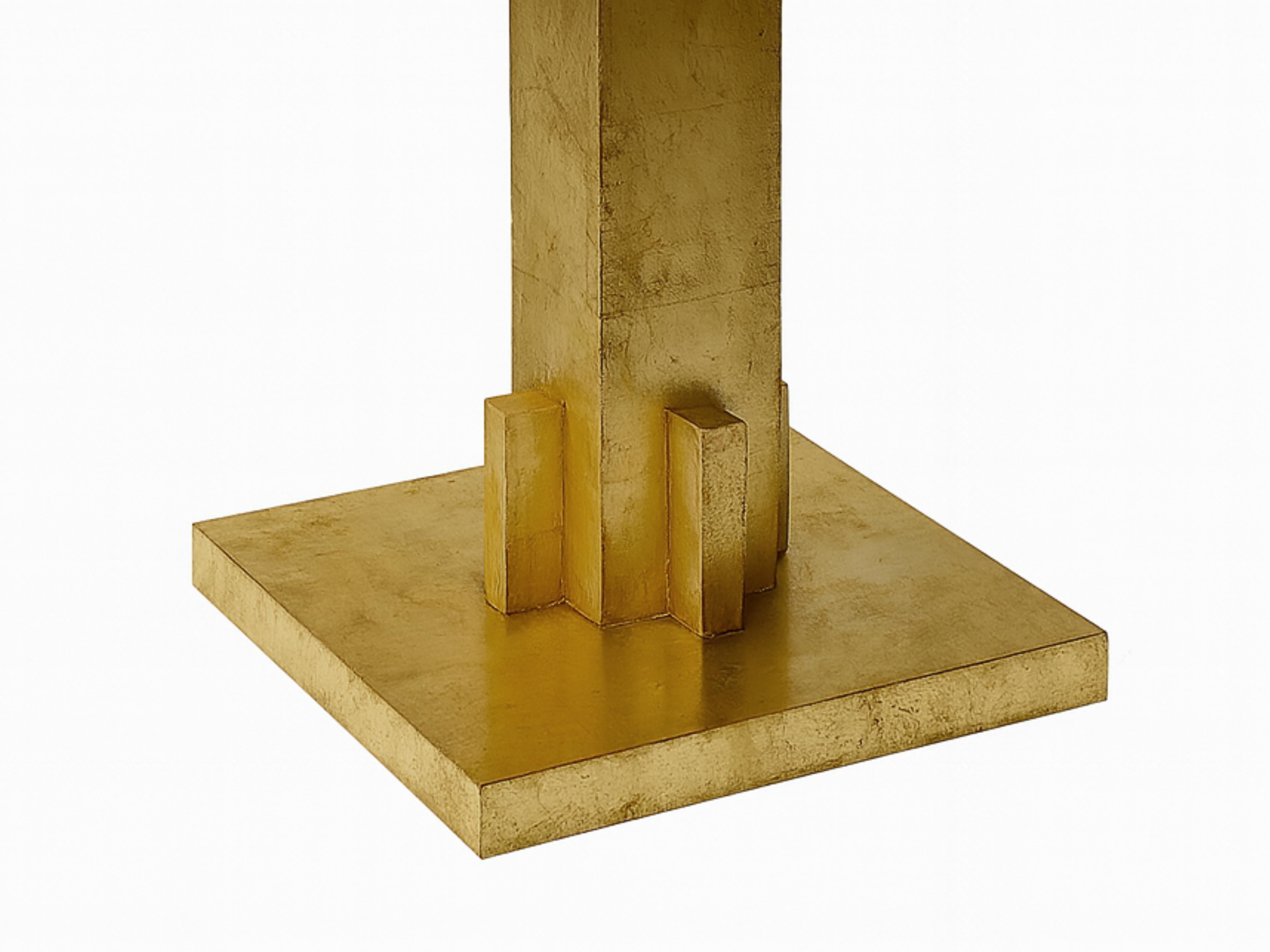 Art Deco Gilt Walnut Center Table, 20th Century In Good Condition For Sale In Lisbon, PT