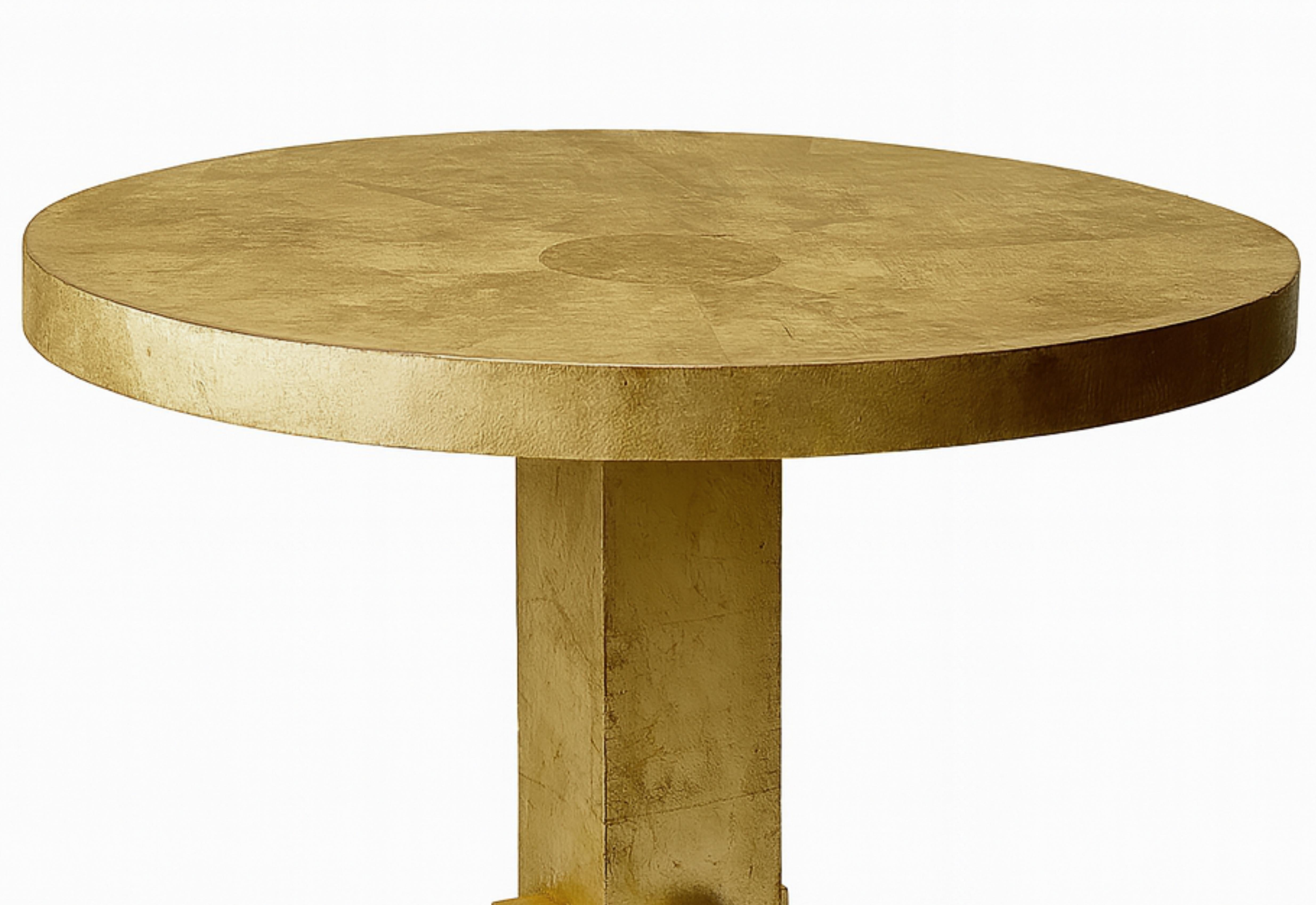 Art Deco Gilt Walnut Center Table, 20th Century For Sale 1