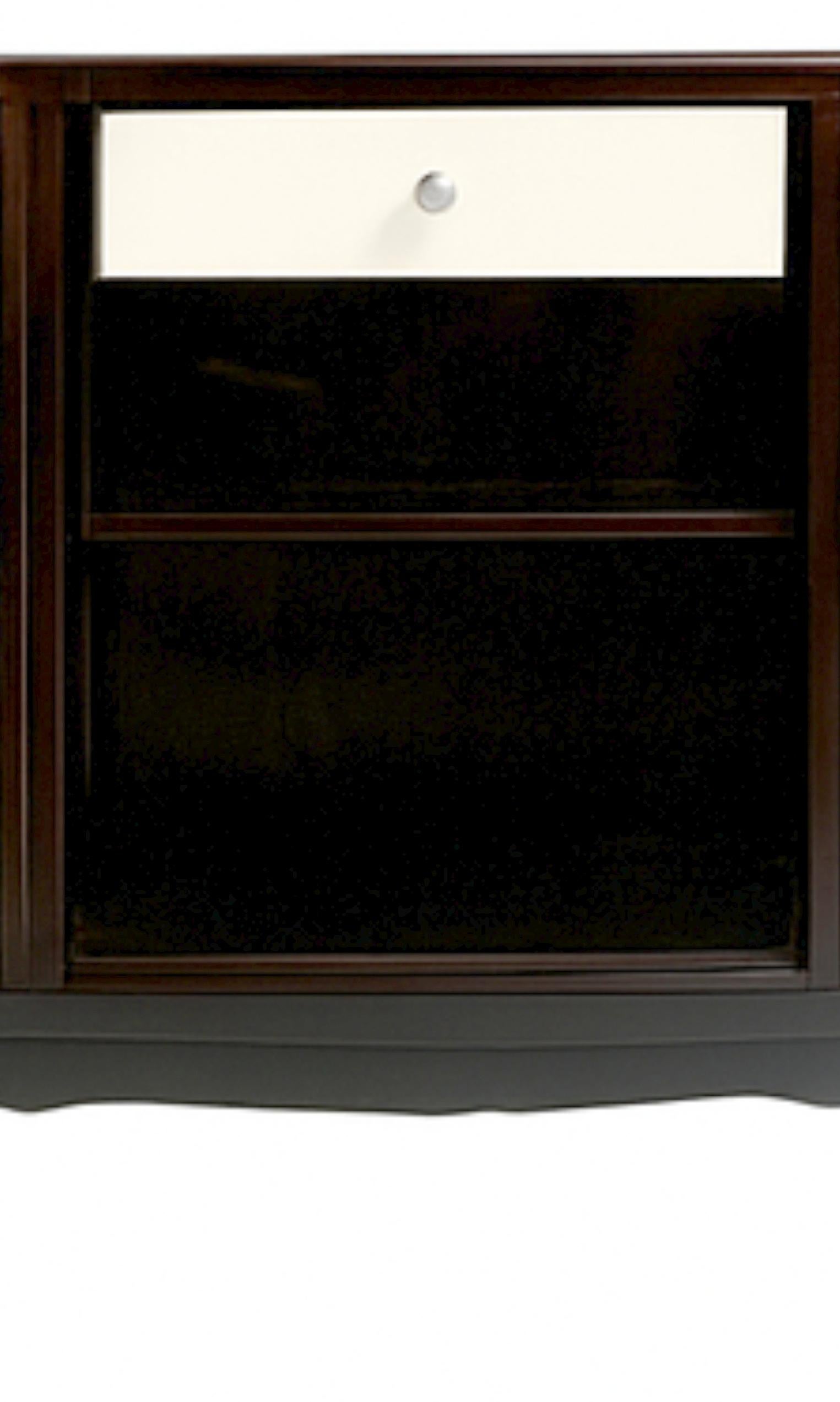 Art Deco Gilt and Walnut Credenza, 20th Century Sideboard For Sale 2