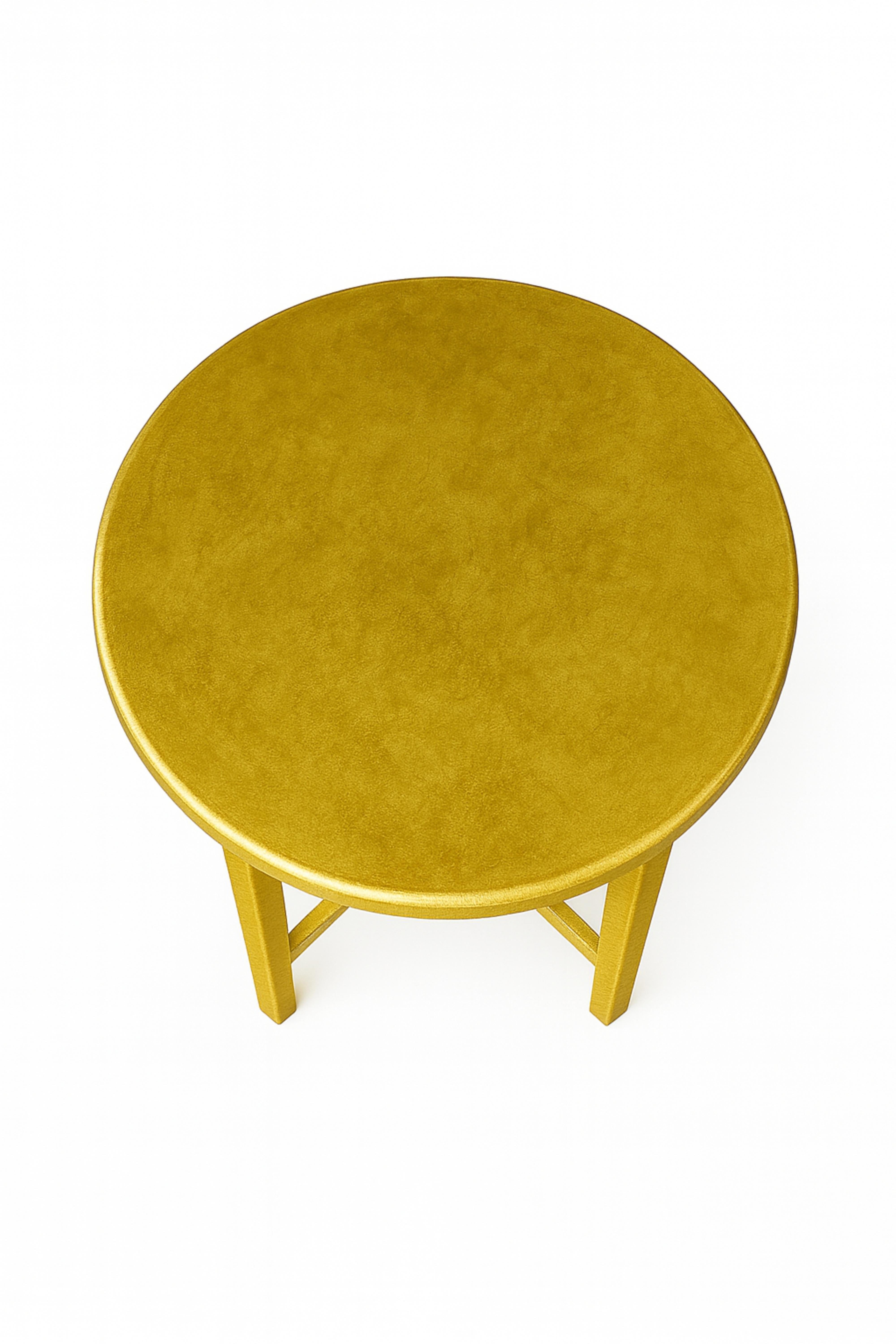Art Deco Gilt Pedestal Table, 20th Century For Sale 1