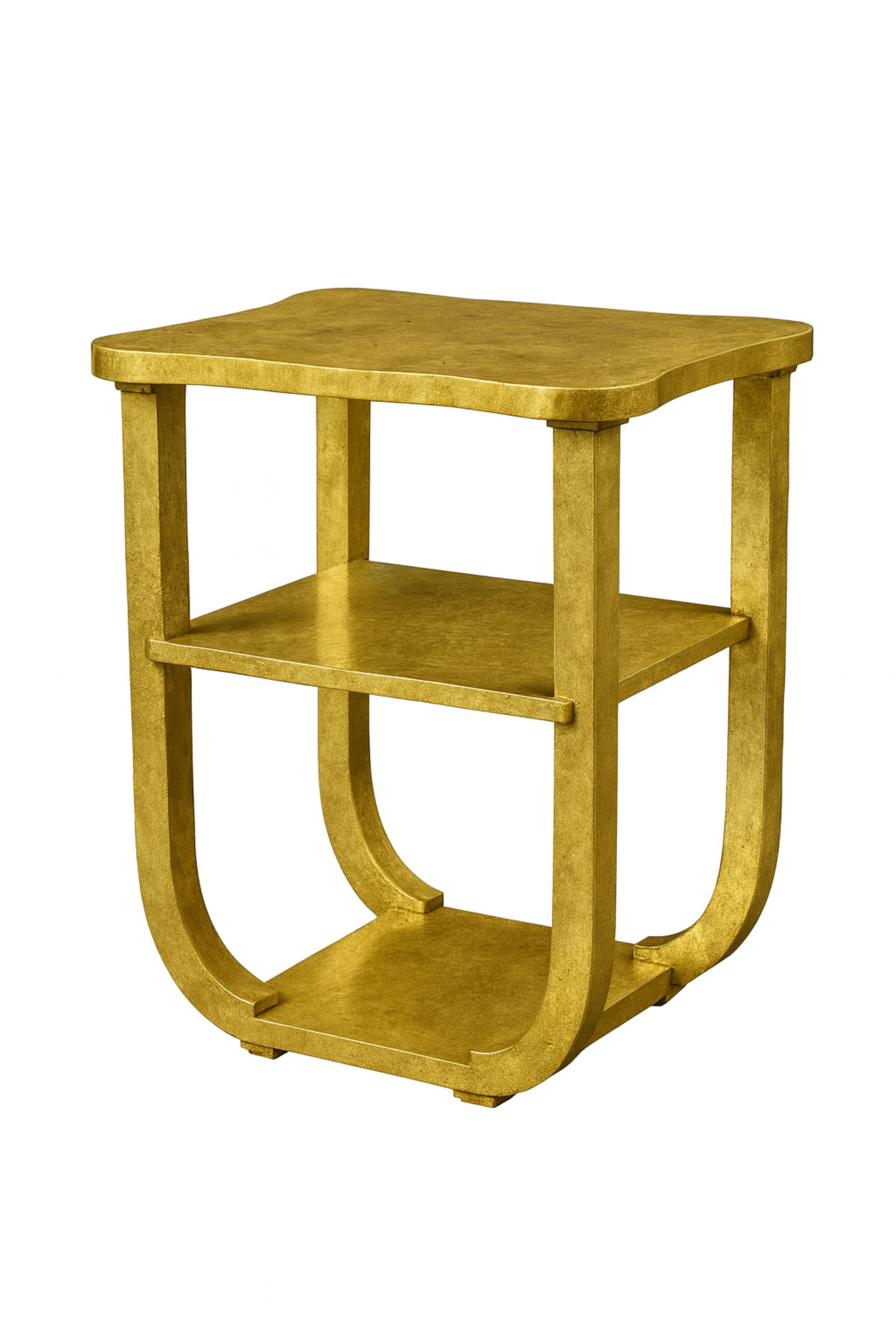 Art Deco Gilt Side Table, 20th Century For Sale 1