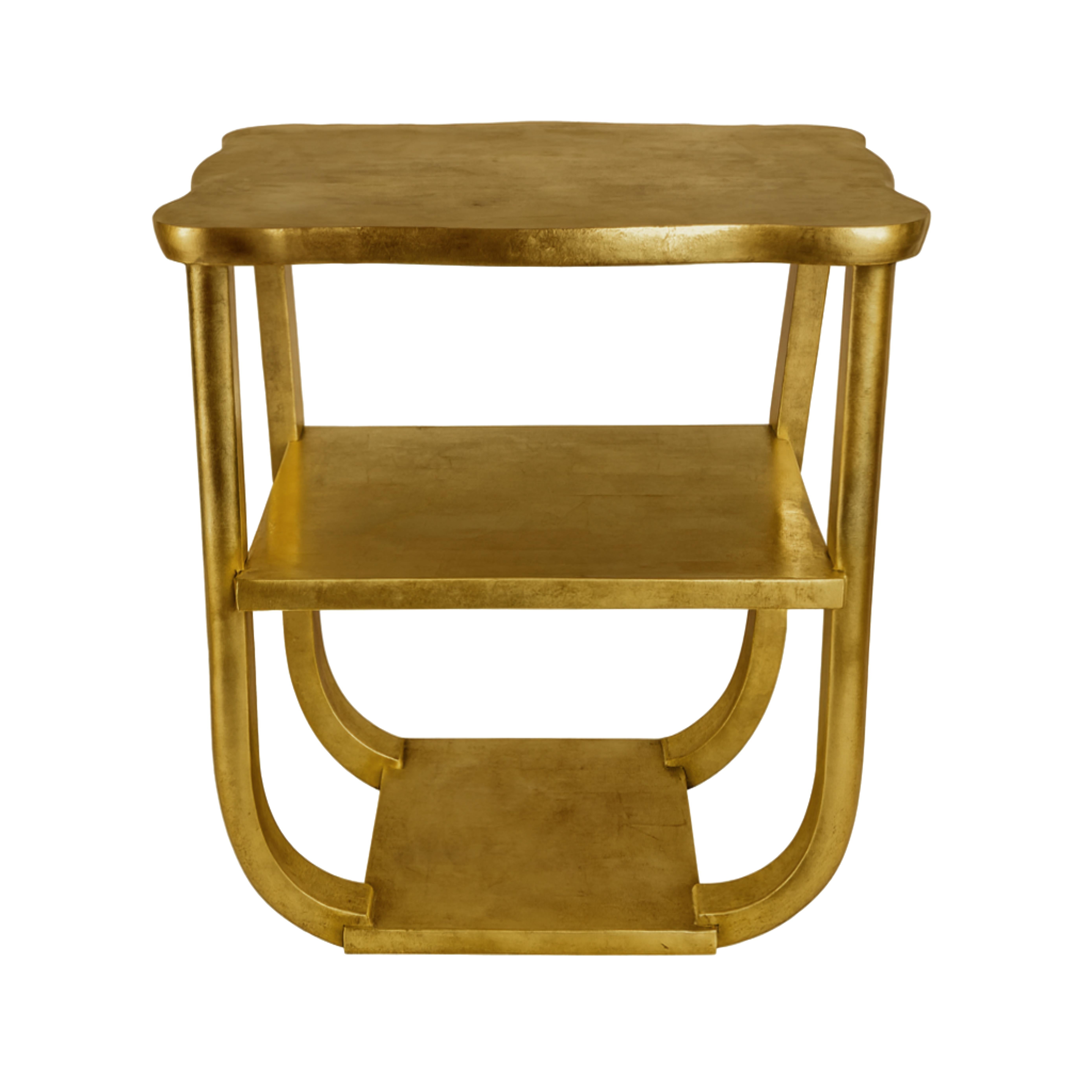 Art Deco Gilt Side Table, 20th Century For Sale 4