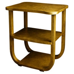 Table d'appoint Art déco en vermeil, 20e siècle