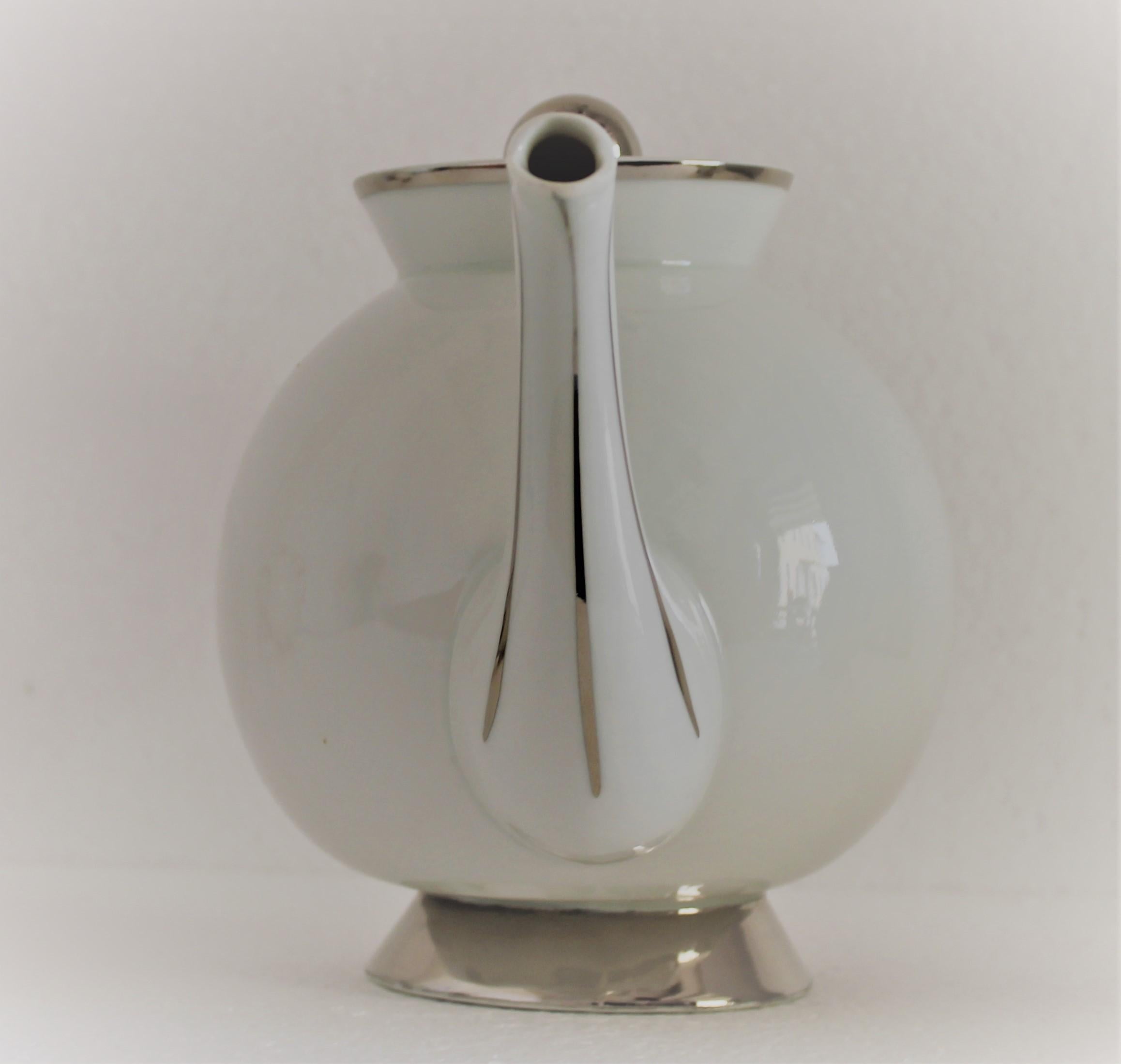 Art Deco Gio Ponti for Richard Ginori White Porcelain Tea Set, Italy 1932 1