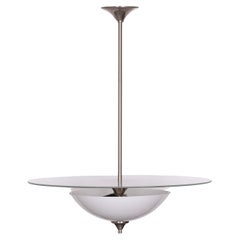 Art Deco   Gispen  Pendant lamp  ''model '' Half moon