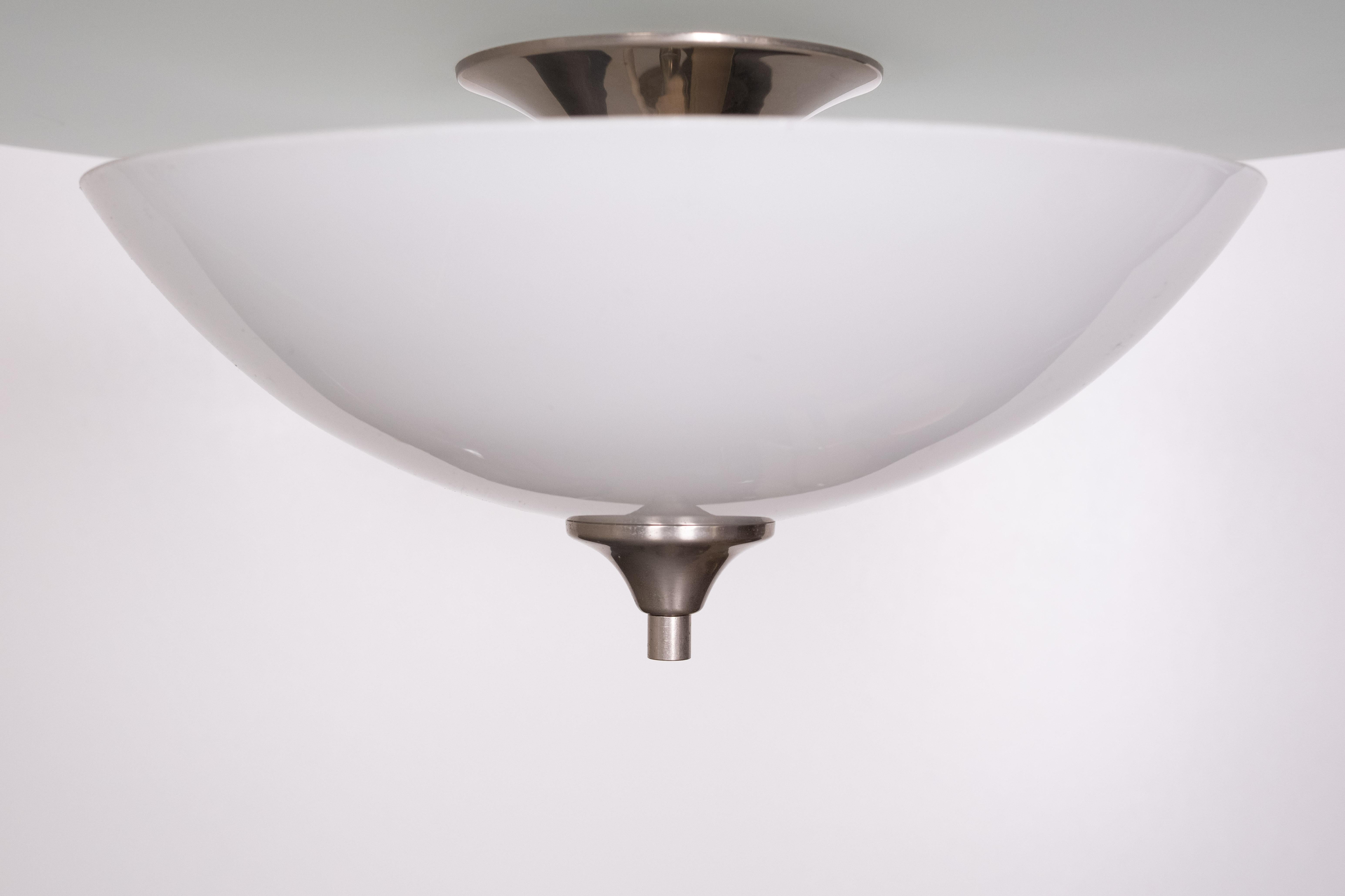 Olandese Art Déco   Gispen  Lampada a sospensione  ''modello'' Mezzaluna in vendita