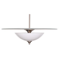 Art Deco   Gispen  Hängelampe  „Modell ''Halbmond''