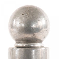 Art Deco Glass and Pewter Decanter