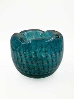 Art Deco Glass Ashtray by Maurice Marinot, France, c. 1930s