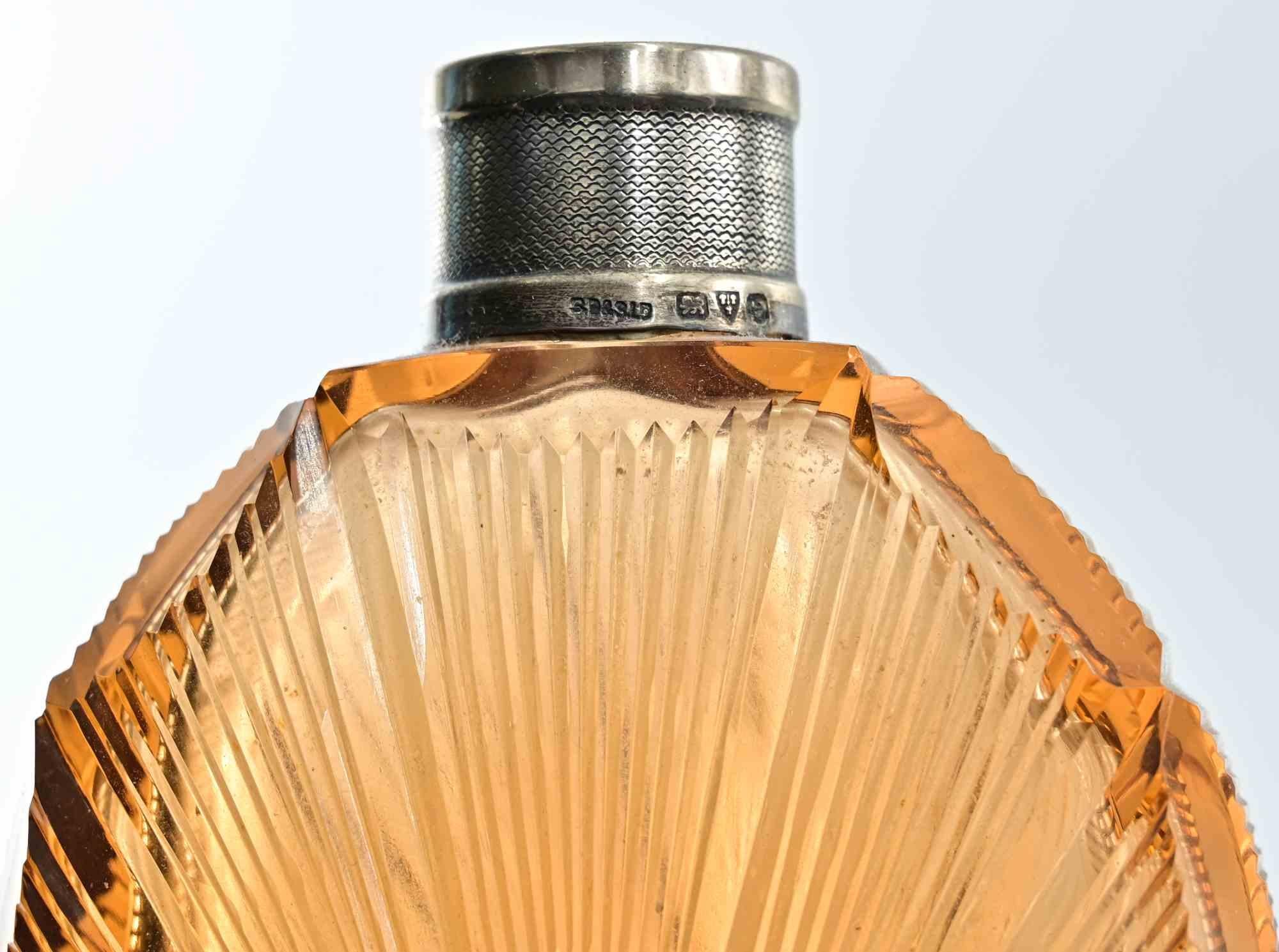 Art Deco Glass Bottle, 1930s In Good Condition For Sale In Roma, IT