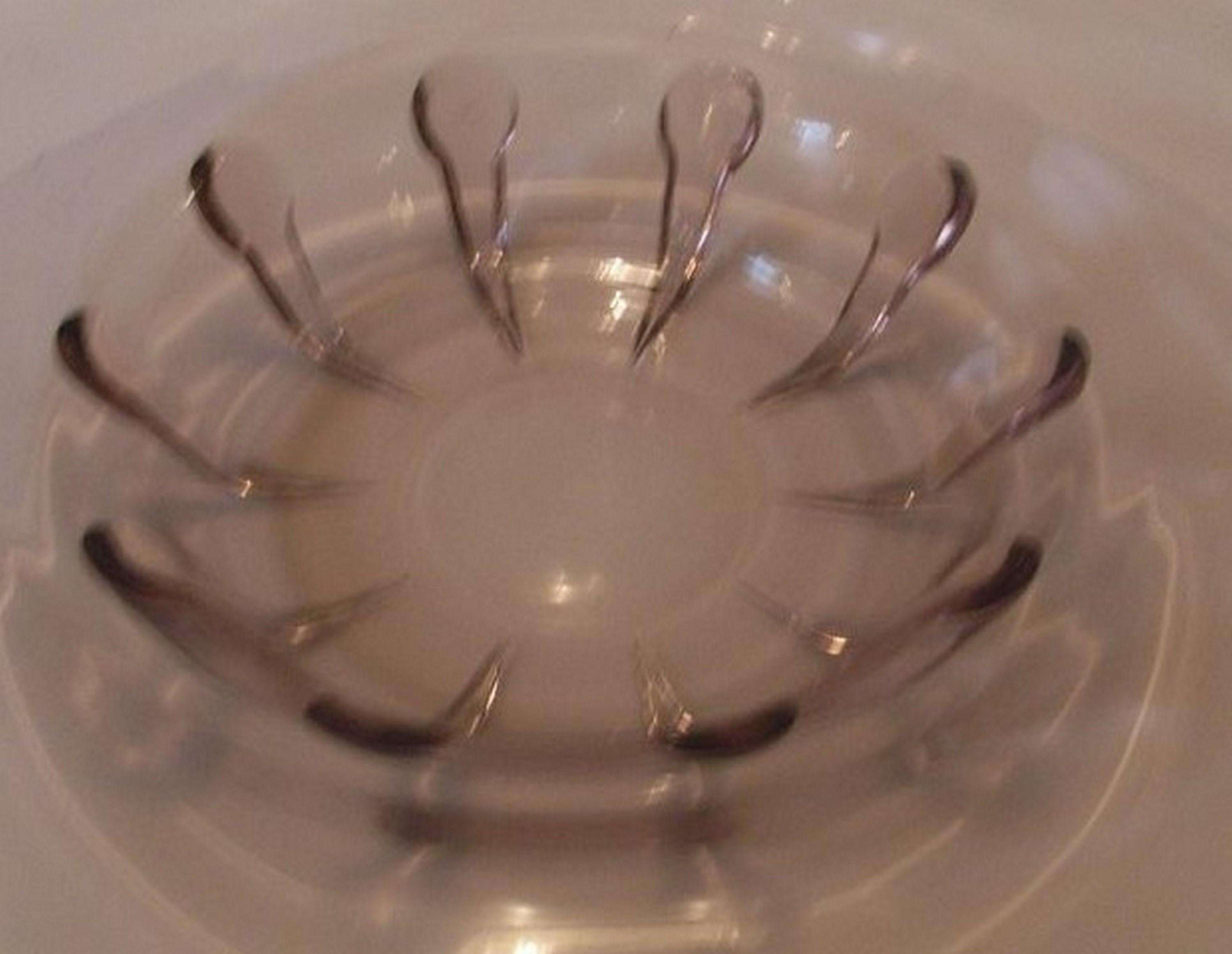 Art Deco Glass Bowl by Verlys In Good Condition In London, GB