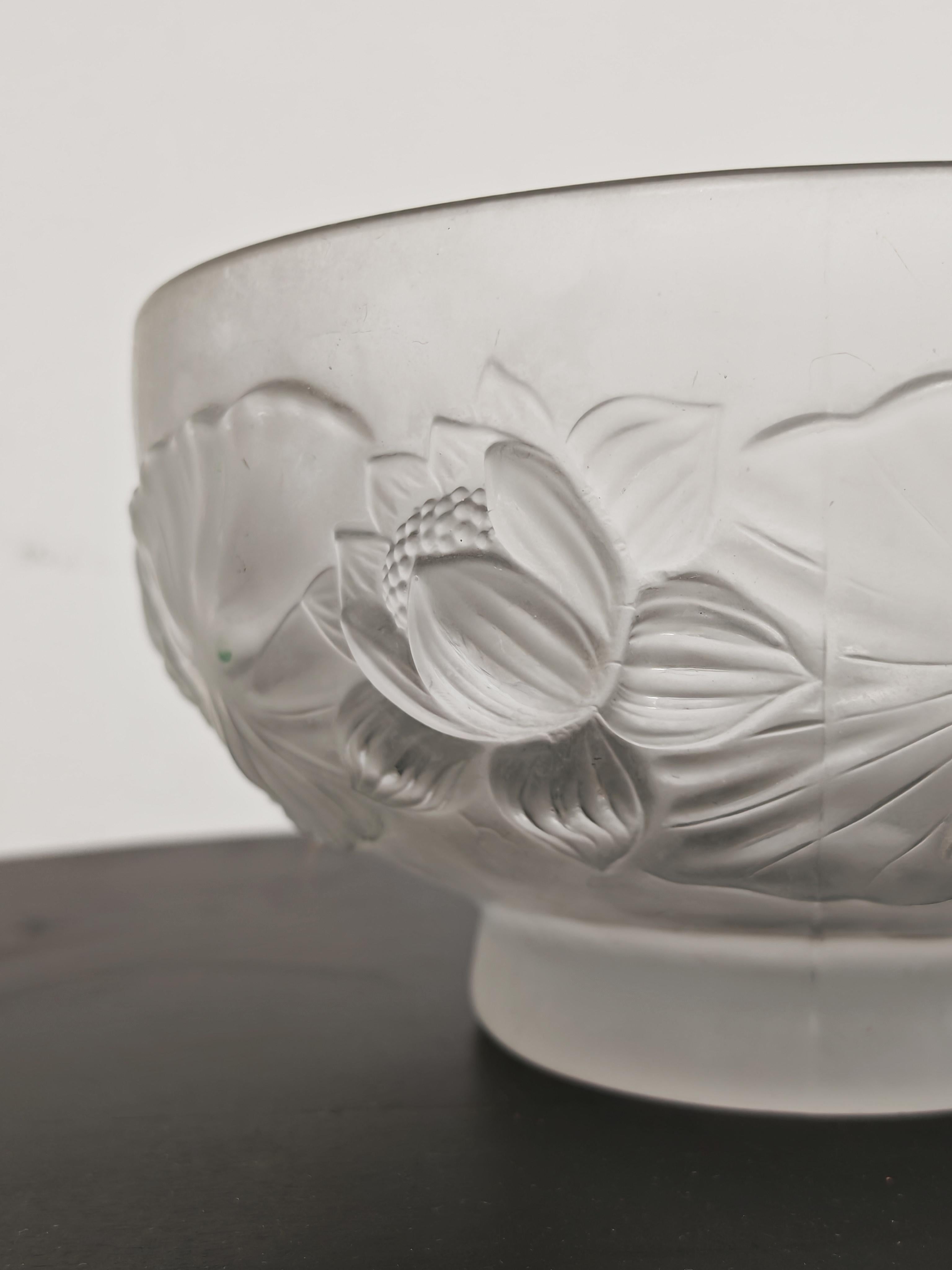 Ceco Ciotola in vetro Art Déco 