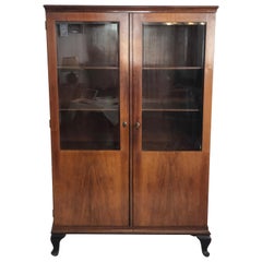 Art Deco Glass Cabinet, Vitrine