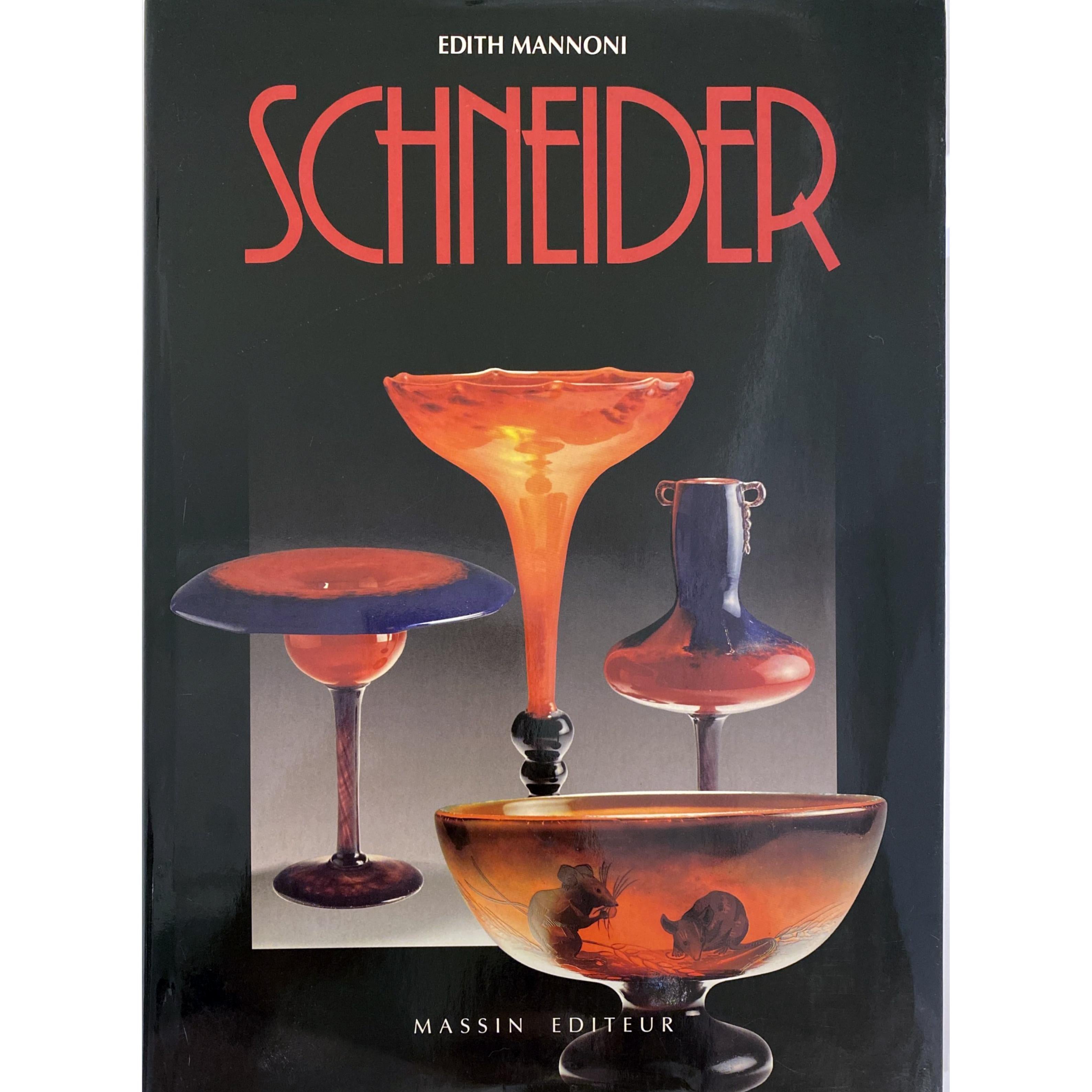 20th Century Art Deco Glass Candlestick by Charles Schneider