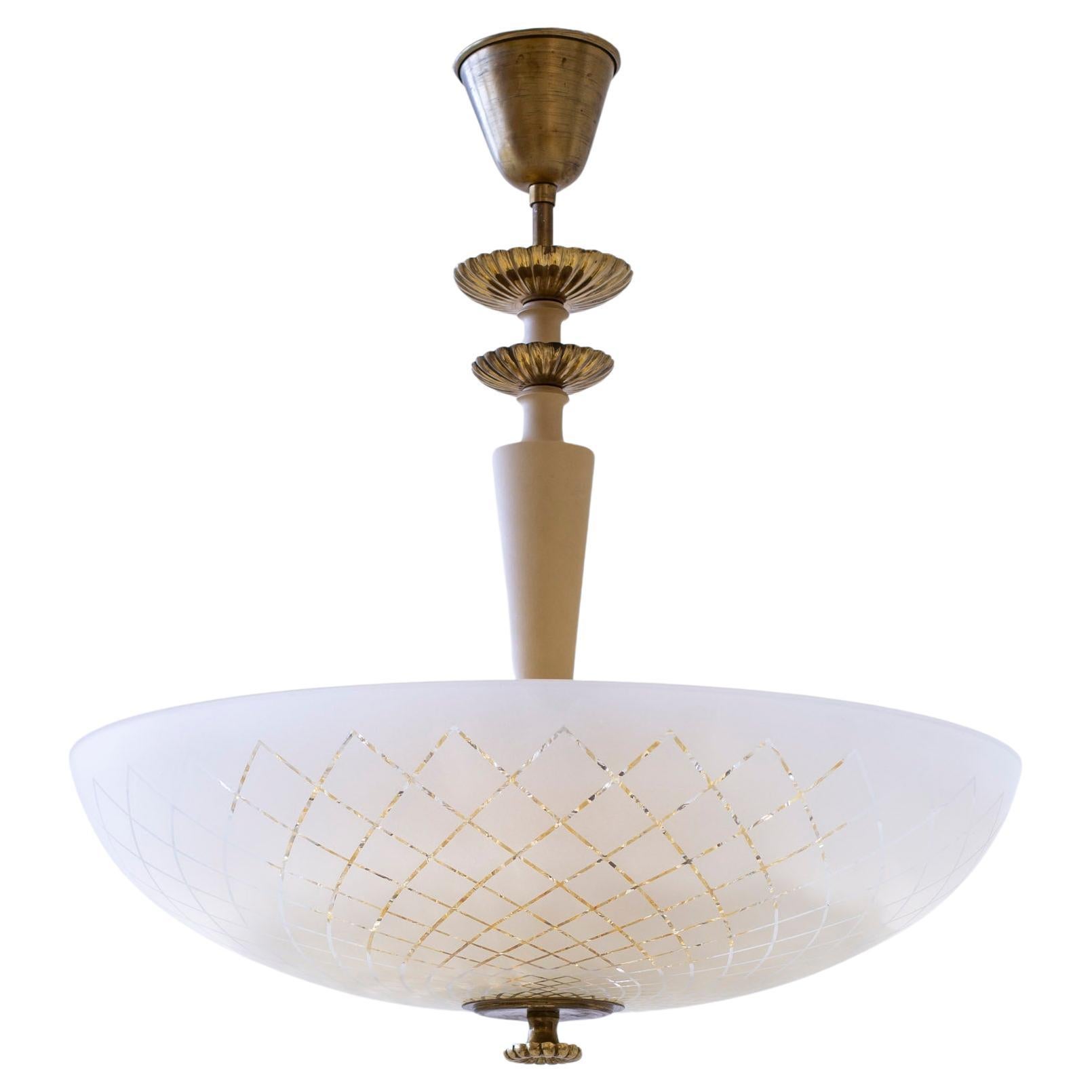 Plafonnier Art Déco mod. 939 de Bertil Brisborg/Carl fagerlund en vente