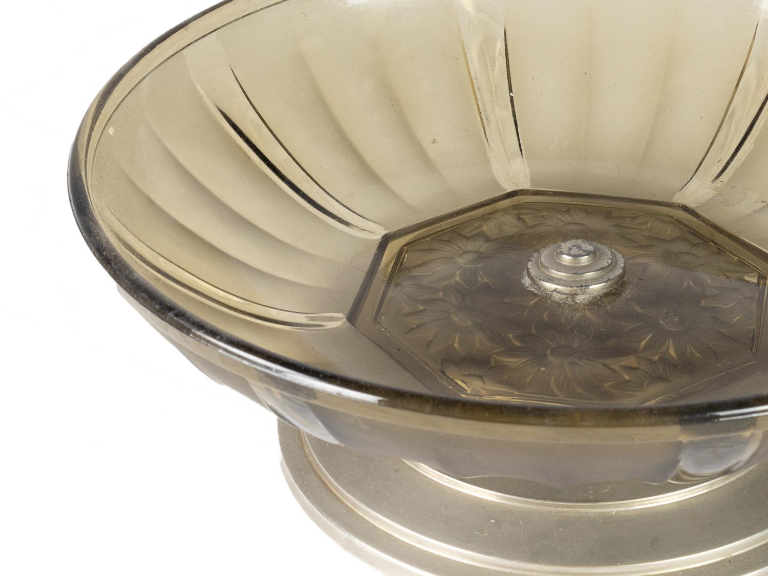 Centre de table en verre Art Deco, 20e siècle Bon état - En vente à Lisbon, PT